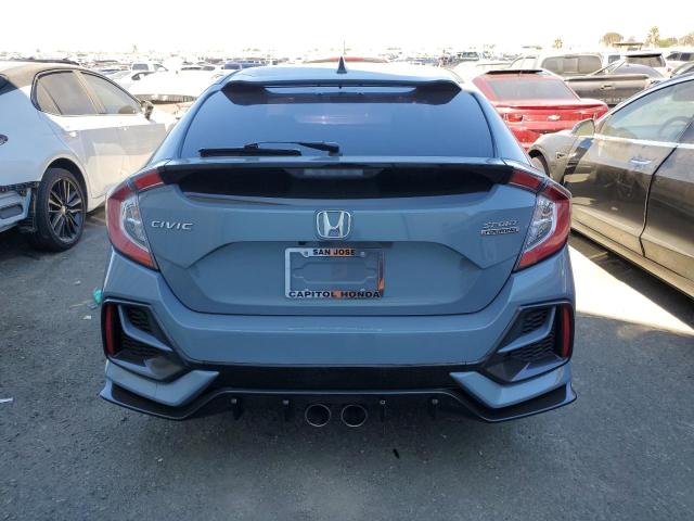 SHHFK7H91MU415530 - 2021 HONDA CIVIC SPORT TOURING GRAY photo 6