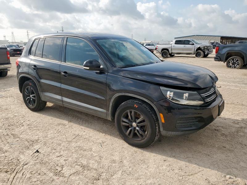 WVGAV3AX6DW594997 - 2013 VOLKSWAGEN TIGUAN S BLACK photo 4