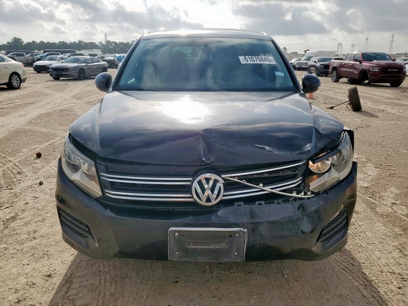 WVGAV3AX6DW594997 - 2013 VOLKSWAGEN TIGUAN S BLACK photo 5
