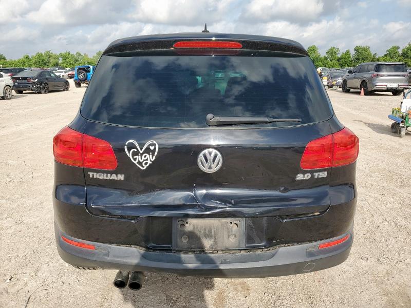 WVGAV3AX6DW594997 - 2013 VOLKSWAGEN TIGUAN S BLACK photo 6