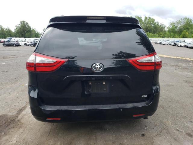 5TDYZ3DC7HS859674 - 2017 TOYOTA SIENNA XLE BLACK photo 6