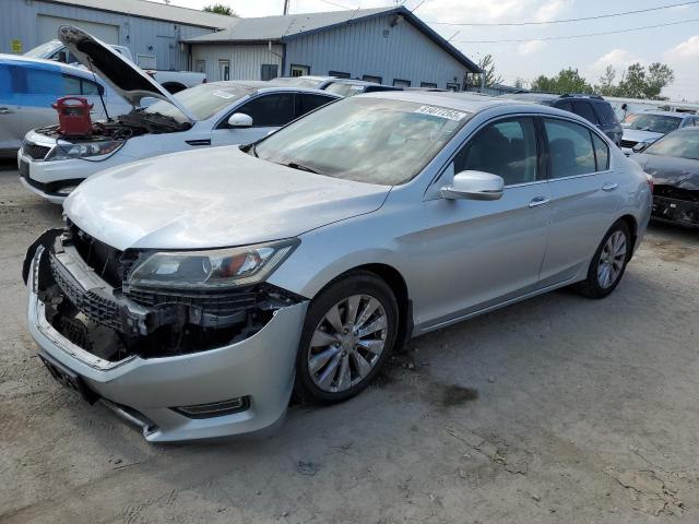 1HGCR3F82DA031298 - 2013 HONDA ACCORD EXL SILVER photo 1