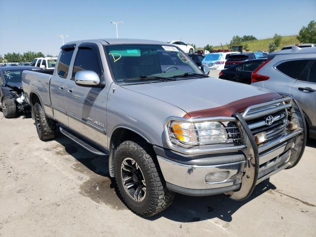 5TBBT4414YS051304 - 2000 TOYOTA TUNDRA ACCESS CAB GRAY photo 4