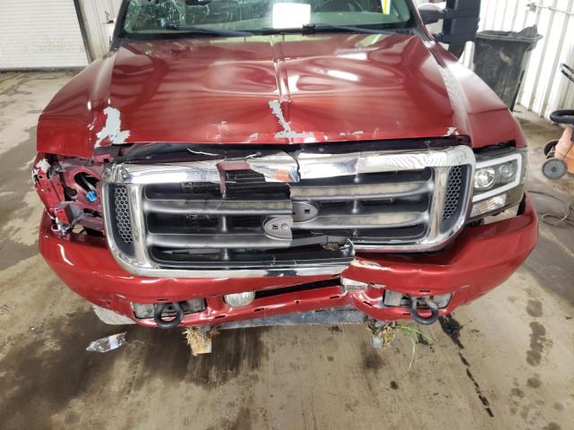 1FTNX21L52EB33283 - 2002 FORD F250 SUPER DUTY BURGUNDY photo 11