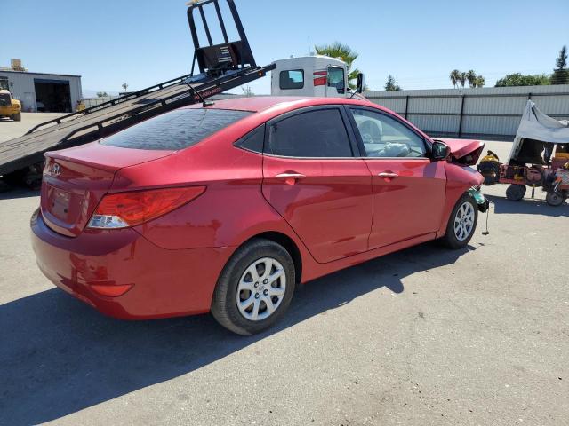 KMHCT4AE5EU629917 - 2014 HYUNDAI ACCENT GLS RED photo 3