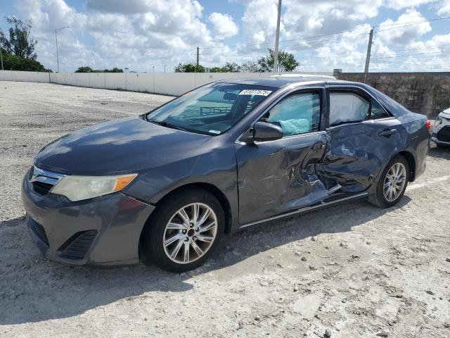 4T1BF1FK3EU324142 - 2014 TOYOTA CAMRY L GRAY photo 1