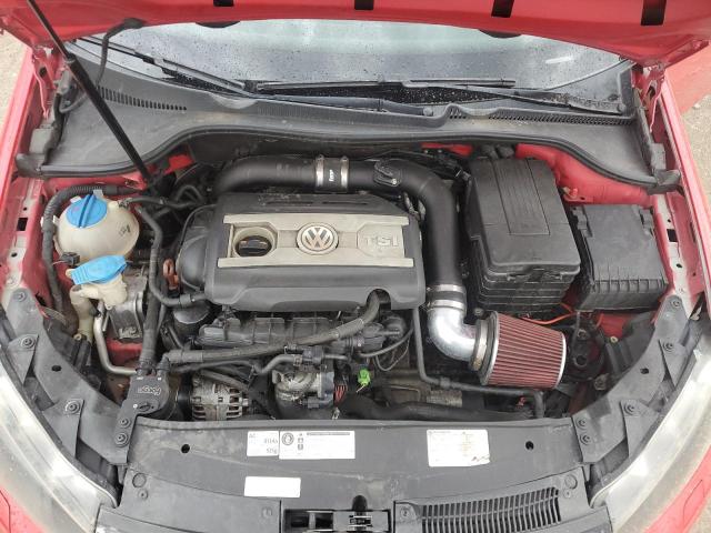 WVWEV7AJ7CW178142 - 2012 VOLKSWAGEN GTI 红色 照片 11