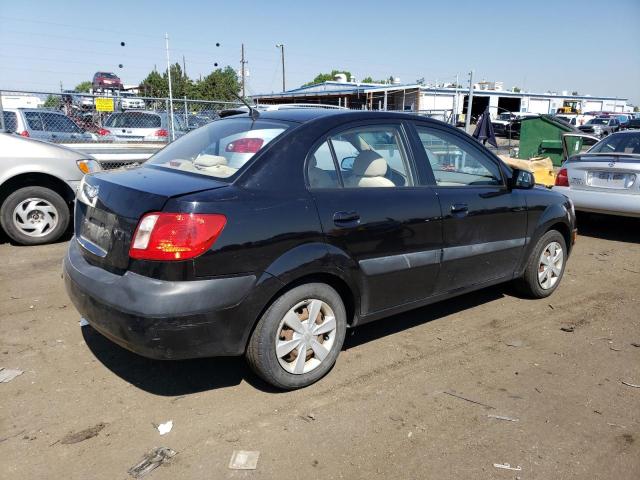 KNADE123266050546 - 2006 KIA RIO BLACK photo 3