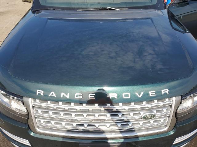 SALGV2TFXEA176348 - 2014 LAND ROVER RANGE ROVE AUTOBIOGRAPHY GREEN photo 12