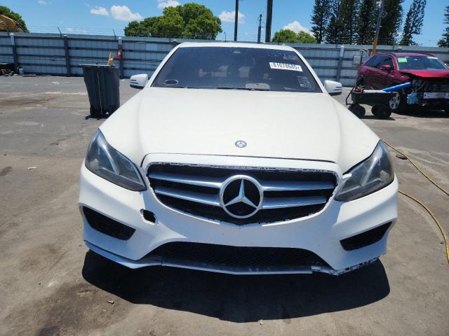 WDDHF8JB0EA852100 - 2014 MERCEDES-BENZ E 350 4MATIC WHITE photo 5