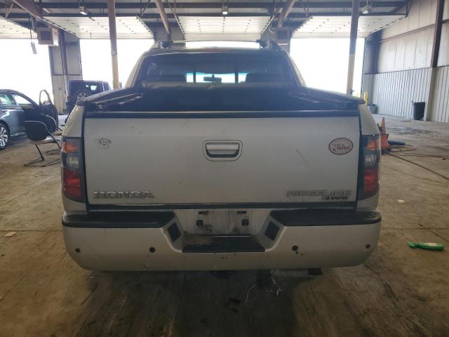 2HJYK16516H543802 - 2006 HONDA RIDGELINE RTL SILVER photo 6