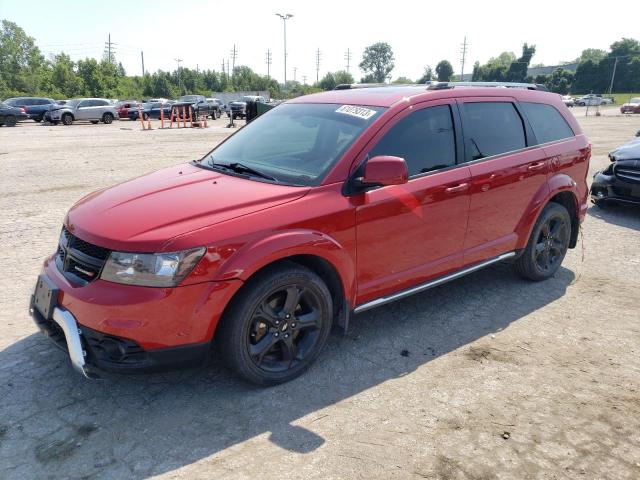 3C4PDCGBXLT259663 - 2020 DODGE JOURNEY CROSSROAD RED photo 1