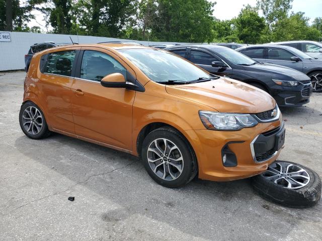 1G1JD6SH4J4118456 - 2018 CHEVROLET SONIC LT 橙色 照片 4