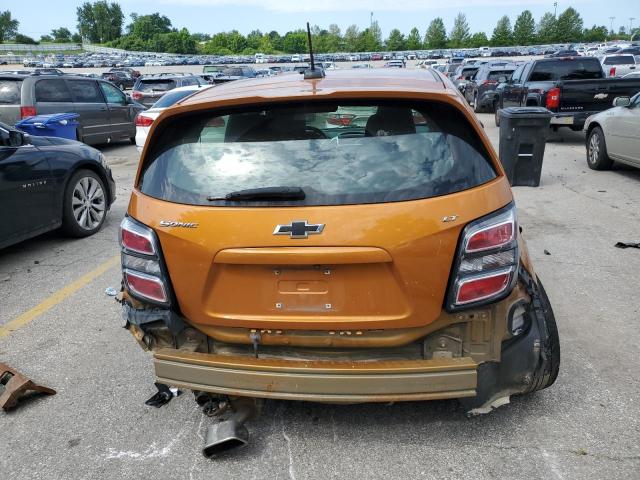 1G1JD6SH4J4118456 - 2018 CHEVROLET SONIC LT 橙色 照片 6