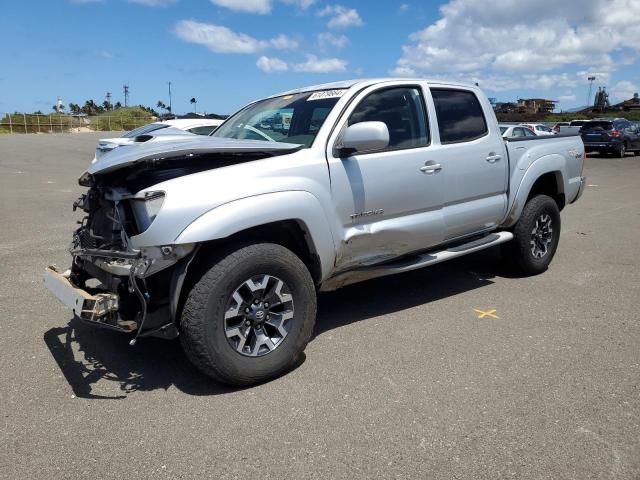 5TEJU62N85Z106353 - 2005 TOYOTA TACOMA DOUBLE CAB PRERUNNER SILVER photo 1