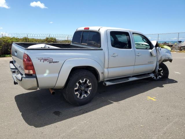 5TEJU62N85Z106353 - 2005 TOYOTA TACOMA DOUBLE CAB PRERUNNER SILVER photo 3