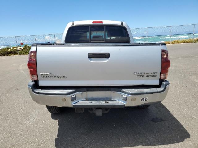 5TEJU62N85Z106353 - 2005 TOYOTA TACOMA DOUBLE CAB PRERUNNER SILVER photo 6
