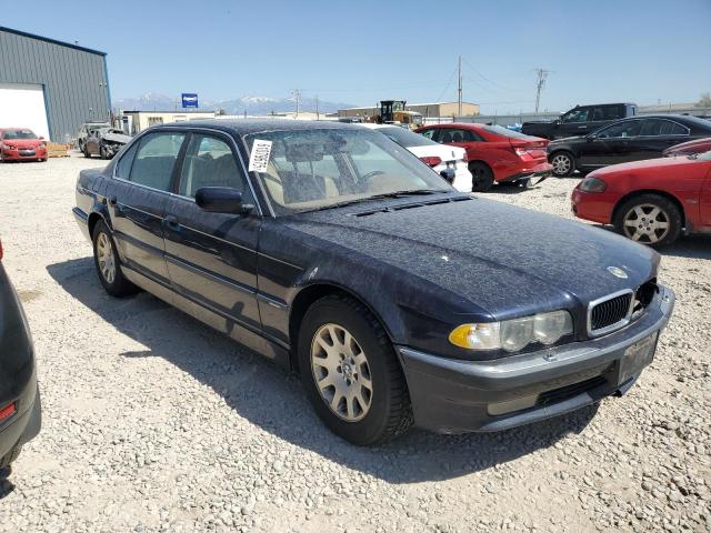 WBAGH83431DP25345 - 2001 BMW 7 SERIES IL 蓝色 照片 4