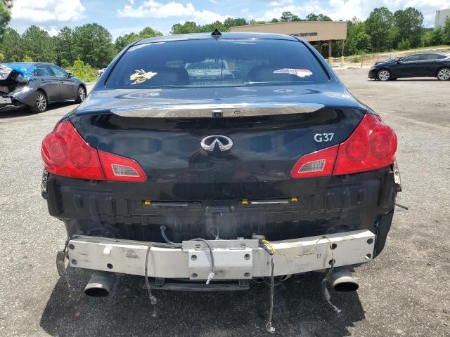 JN1CV6AP9AM202989 - 2010 INFINITI G37 BASE BLACK photo 6