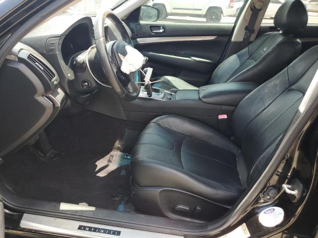 JN1CV6AP9AM202989 - 2010 INFINITI G37 BASE BLACK photo 7