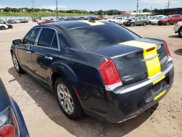 2C3CCASG5GH314113 - 2016 CHRYSLER 300C PLATINUM GRAY photo 2