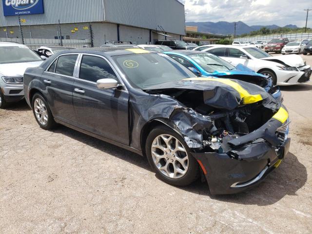 2C3CCASG5GH314113 - 2016 CHRYSLER 300C PLATINUM GRAY photo 4