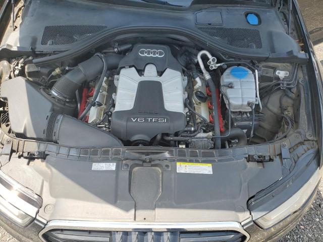 WAUHGAFC1FN007148 - 2015 AUDI A6 PRESTIGE შავი ფოტო 11