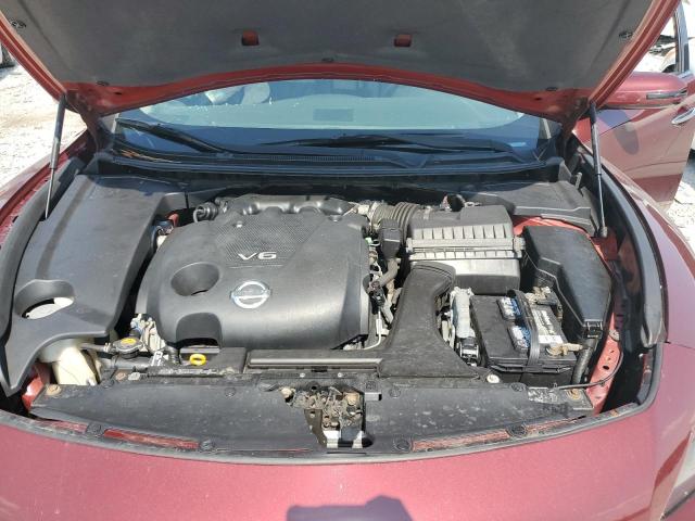 1N4AA51E59C839586 - 2009 NISSAN MAXIMA S RED photo 11