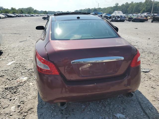 1N4AA51E59C839586 - 2009 NISSAN MAXIMA S RED photo 6