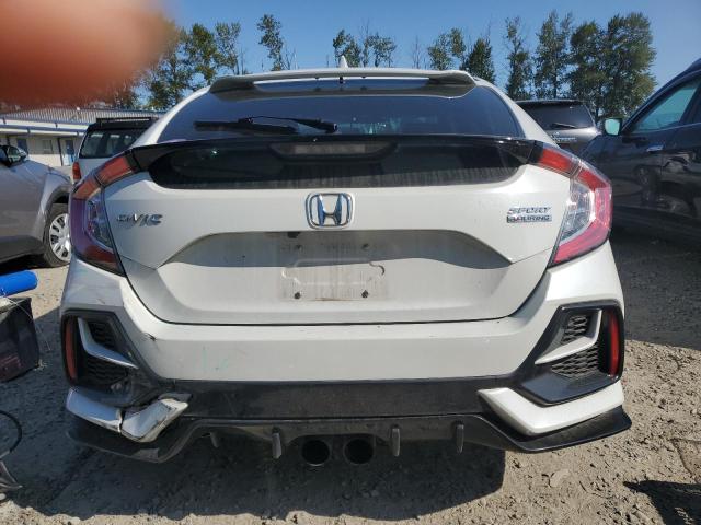 SHHFK7G91LU219961 - 2020 HONDA CIVIC SPORT TOURING WHITE photo 6