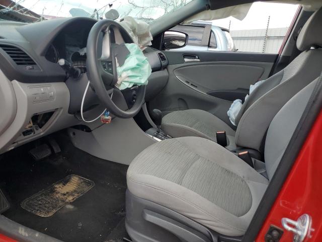 KMHCT5AEXFU206872 - 2015 HYUNDAI ACCENT GS Rouge photo 7