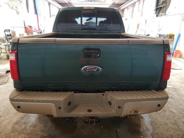 1FTWW31R58EA34831 - 2008 FORD F350 SRW SUPER DUTY GREEN photo 6