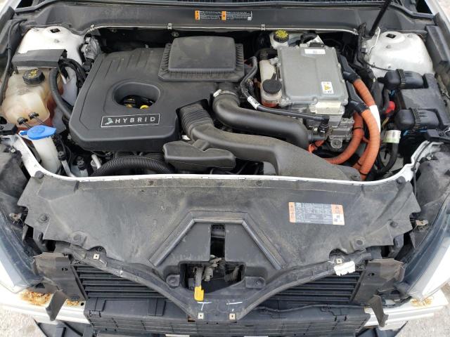 3LN6L2LU5GR622420 - 2016 LINCOLN MKZ HYBRID Blanc photo 11