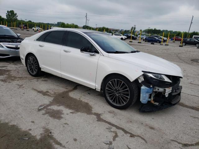 3LN6L2LU5GR622420 - 2016 LINCOLN MKZ HYBRID Blanc photo 4