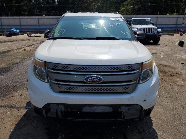 1FM5K8B85EGC25770 - 2014 FORD EXPLORER WHITE photo 5