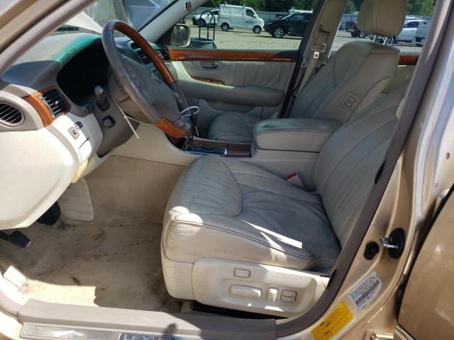 JTHBN30F310045417 - 2001 LEXUS LS 430 GOLD photo 7