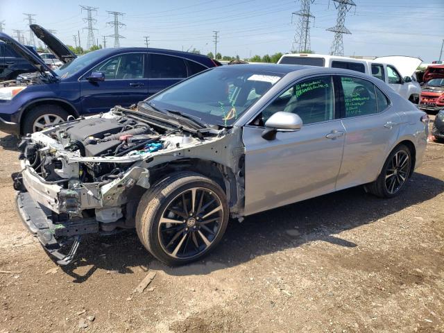 4T1KZ1AK2LU043476 - 2020 TOYOTA CAMRY TRD SILVER photo 1