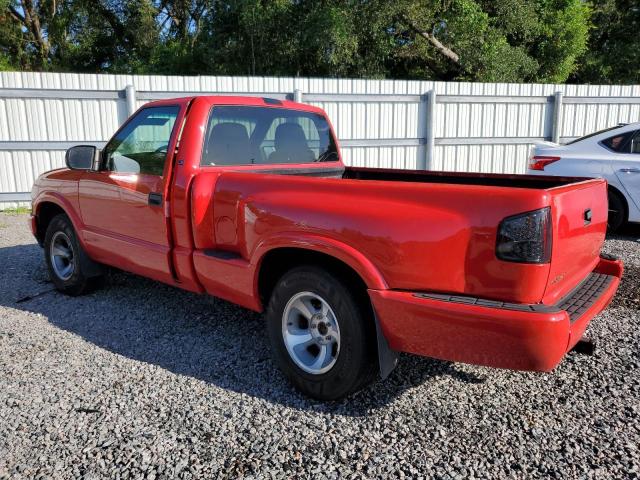 1GCCS14W828140930 - 2002 CHEVROLET S10 S10 RED photo 2