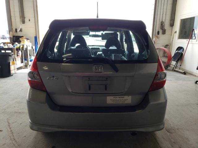 JHMGD38677S022295 - 2007 HONDA FIT S SILVER photo 6