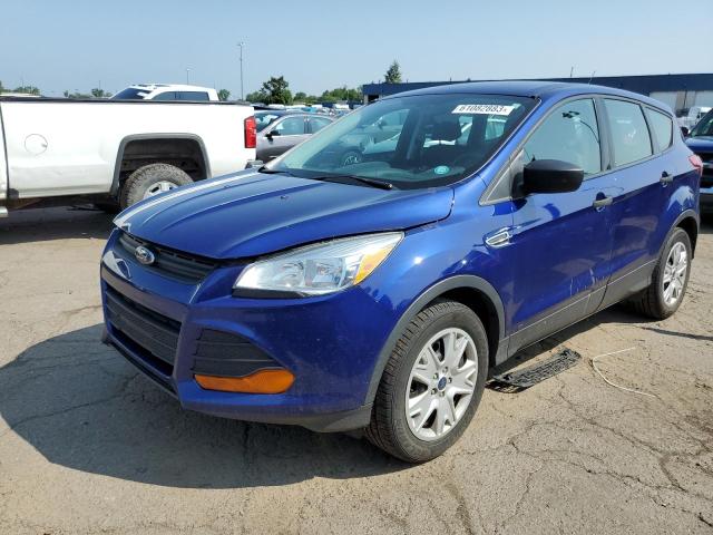 1FMCU0F75FUA77076 - 2015 FORD ESCAPE S BLUE photo 1