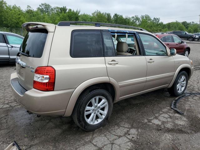 JTEEW21A660004629 - 2006 TOYOTA HIGHLANDER HYBRID TAN photo 3