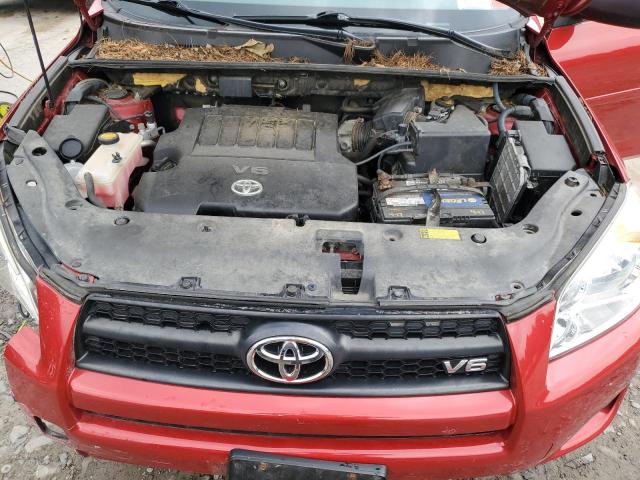 JTMBK4DV5CD018975 - 2012 TOYOTA RAV4 RED photo 12