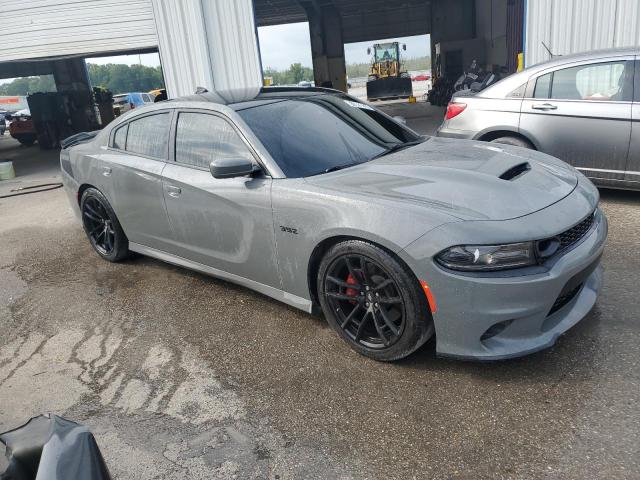 2C3CDXGJXKH530715 - 2019 DODGE CHARGER SCAT PACK GRAY photo 4