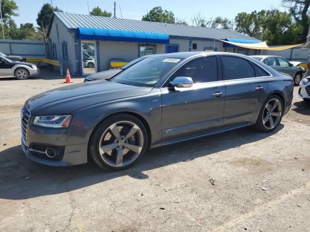 WAUK2AFD6FN020992 - 2015 AUDI S8 QUATTRO GRAY photo 1