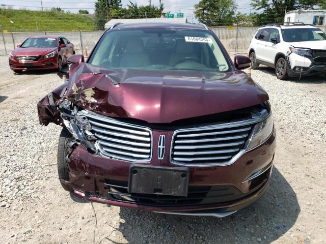 5LMCJ2D9XHUL51736 - 2017 LINCOLN MKC SELECT 勃艮第红 照片 5