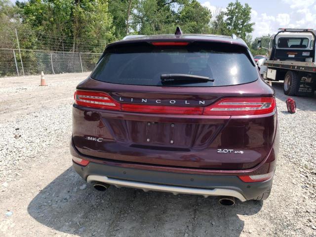 5LMCJ2D9XHUL51736 - 2017 LINCOLN MKC SELECT 勃艮第红 照片 6