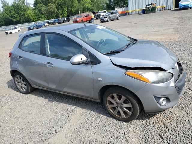 JM1DE1LZ0C0136071 - 2012 MAZDA MAZDA2 银色 照片 4