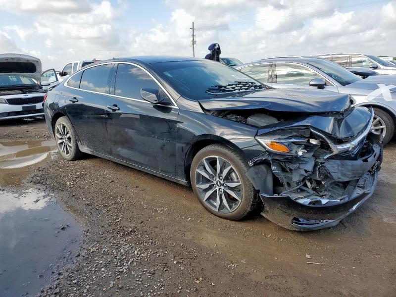 1G1ZG5ST5MF056650 - 2021 CHEVROLET MALIBU RS BLACK photo 4