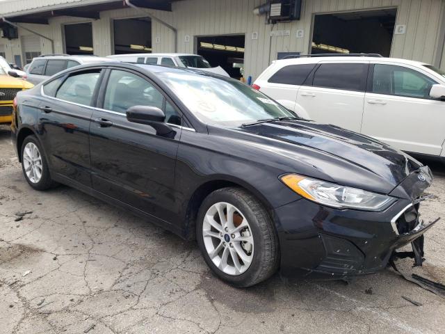 3FA6P0LU4LR228341 - 2020 FORD FUSION SE BLACK photo 4