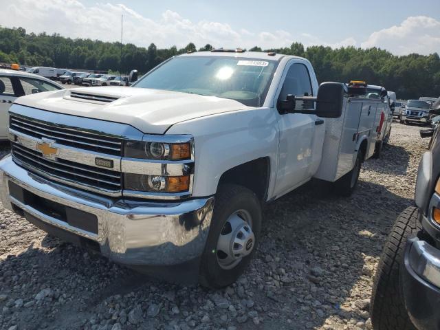 1GB3CYCY7JF236782 - 2018 CHEVROLET SILVERADO C3500 WHITE photo 1